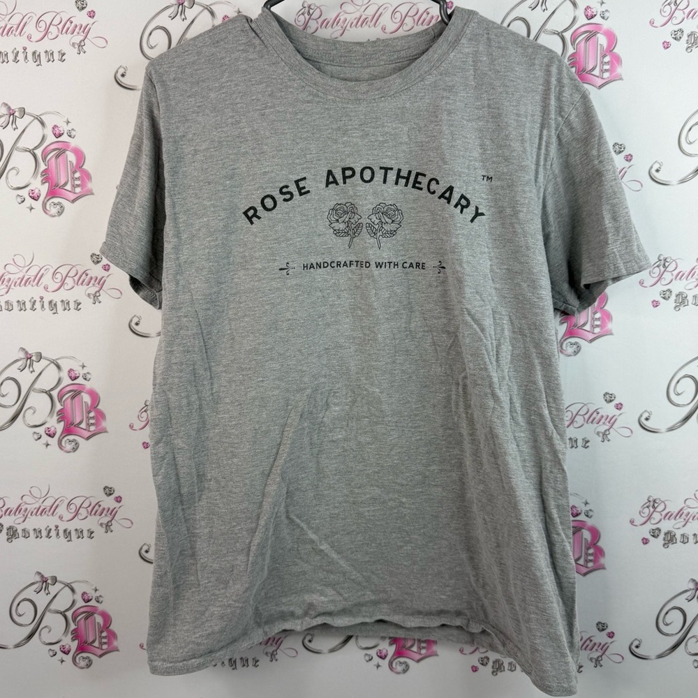 Schitts creek T-shirt top black Rose Apothecary Gray Short Sleeve Men's Tee